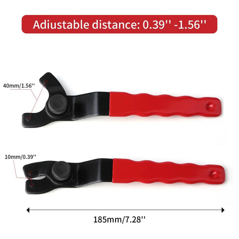 Adjustable Pin Wrench For Angle Grinders Grinder Spanner Tool For Lock Nuts And Abrasive Discs Durable Chisel Tool Steel