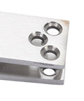 Close-up of Heavy Duty Stainless Steel Pivot Hinge With Ball Bearing System For 360 Degree Rotation Concealed Door Hardware For Wood Doors