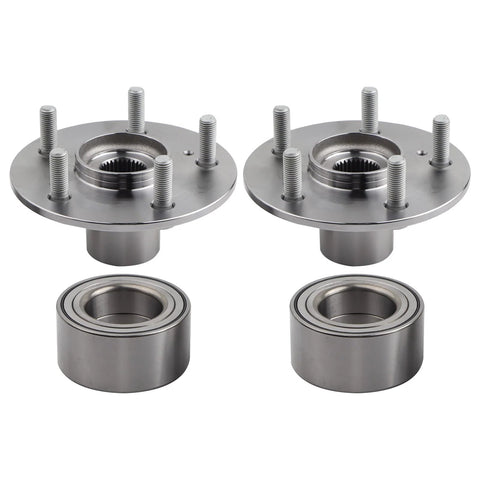 Set Of 2 Wheel Hub Bearing Assemblies For 2012 2013 2014 2015 2016 Honda CRV AWD Replacement 930026 Factory Original OE Standard Direct Fit Bolt Right In Built To Last Durable Hub Bearings