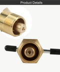 Olive Remover Puller Tool For Compression Fittings Fits One Half And Three Quarter Inch Brass Pipes Ferrule Removal End View