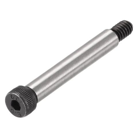 Badass Alloy Steel Hexagon Socket Head Shoulder Bolt with 1/4 20 threads and 2 inch 5/16 shank for garage work.