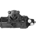 Heavy Duty Power Steering Box For GM 1500 2500 3500 Truck And Van 2002 To 2022 front view showing detailed design and connections.
