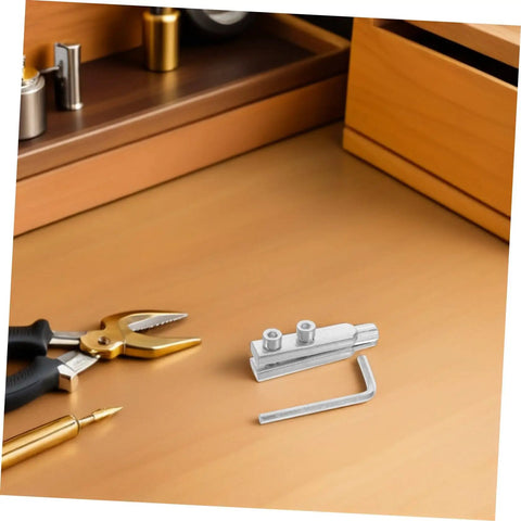 Easy Out Pipe Extractor Tool Set For Removing Broken Faucet Screws And Stripped Water Valve Threads With Stainless Steel Precision Design on workbench