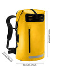 Waterproof Hiking Backpack With PVC Construction Large Capacity Daypack For Outdoor Adventures Rucksack Style Camping Bag
