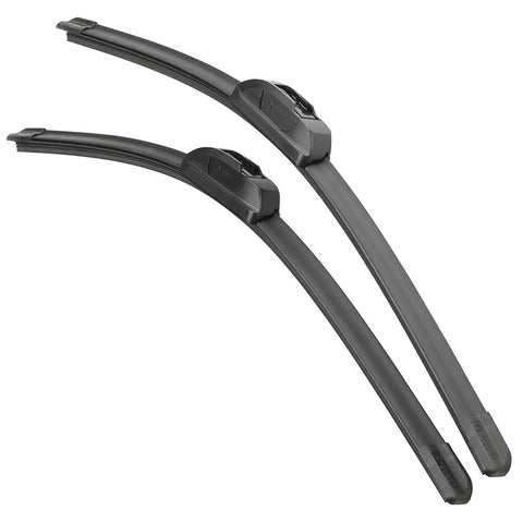Icon Beam Wiper Blades Set For Driver And Passenger Side With No-Fuss Plug-And-Play Install And OE-Quality Hook Adapters