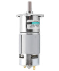 Heavy Duty Dc Gear Motor With All Metal Gears For Automated Industry Jobs, Offers Super Quiet Performance, High Torque Output, 24V Micro Power At 20 Rpm Plus, Solid Compact Build That Will Rock Your Project, showcasing a compact metal design.