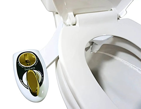 Non Electric Bidet Attachment For Your Toilet Seat With Water Sprayer No Fuss Quick Clean Saves Toilet Paper And Reduces Waste Easy Install In Minutes Plug And Play For A Fresh Clean Feeling Every Day, close-up of control panel