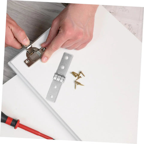 LAPYAPPE stainless steel heavy-duty cabinet hinge kit with mounting plate and screws