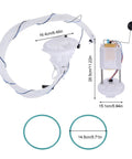 Electric Fuel Pump Module With Sending Unit Left And Right For Chrysler 300 2005 To 2015 And Dodge Challenger Charger Magnum 2005 To 2015 With 2.7L 3.5L 3.6L 5.7L 6.1L 6.4L Plug And Play Replaces 5136023 5136022