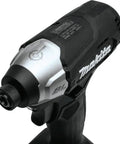 Close-up of XDT18SY1B-R 18V LXT Sub Compact Brushless Lithium Ion Cordless Impact Driver Kit showing chuck and branding