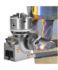 Universal Indexing Head For Milling Machines With Interchangeable Index Plates and Direct Fit Mount, heavy cast iron design for gear cutting.