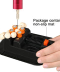 Pro Grade Electric Resin Drill Set With Pin Vise For Molds And Jewelry Casting, Anti Skid Drill Press Vise in use