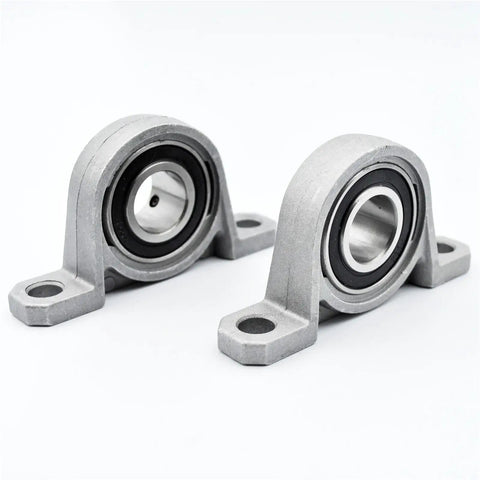 Badass 4 Pc Set Of KP004 Pillow Block Bearings With 20mm Bore Housing Solid Zinc Alloy And Steel Insert Self Aligning Design For Shafts That Provide Heavy Duty Durability To Run Your Machines Smoothly Every Day Without Zero Hiccups Or Glitches Now two mounted bearings
