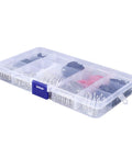 60 Piece RC Connector Kit With 2.54mm Male And Female Connectors ABS Terminals Easy Install No Fuss Quick Fit in storage box