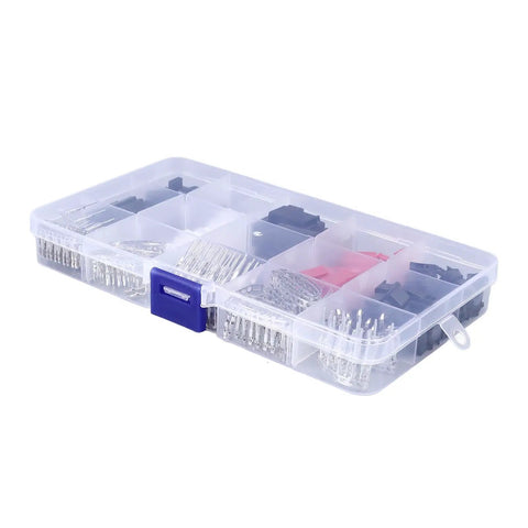 60 Piece RC Connector Kit With 2.54mm Male And Female Connectors ABS Terminals Easy Install No Fuss Quick Fit in storage box