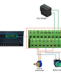 Go Full Throttle With This Industrial Strength Heavy Duty 45KW 37KW 55KW VFD Inverter Drive Featuring Vector Control For 380V 3 Phase Input And Output Spindle Motors And CNC Machines At 90 Amps Output 0 To 650 Hertz wiring diagram with PLC RS485