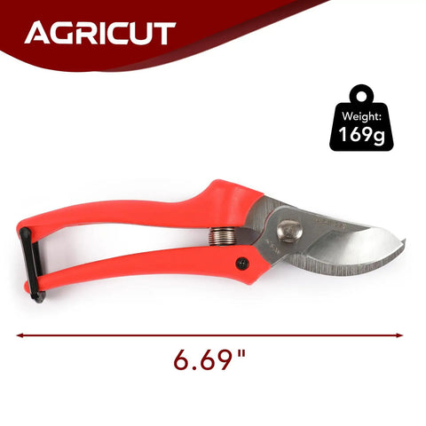 Heavy Duty 7 Inch Pruning Shears For Garden Pros With Japanese SK5 Steel Blades And 4 Of 5 Cut Capacity Bypass Hand Pruners