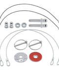Beefed Up Hood Pins Kit For Cars And Off Road Rigs Universal Racing Hood Lock Pins With Aluminum Alloy Bodies And Mounting Hardware