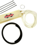 Fits 2011 Through 2017 KTM 250SX Dirt Bike Coolant Recovery Tank 5 Oz Reservoir Bottle with tubing and accessories.