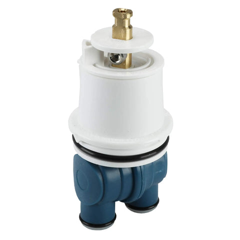 White and blue Replacement Cartridge For Delta Monitor Single Handle Tub And Shower Faucets That Fits Delta Monitor 1300 And 1400 Series RP19804