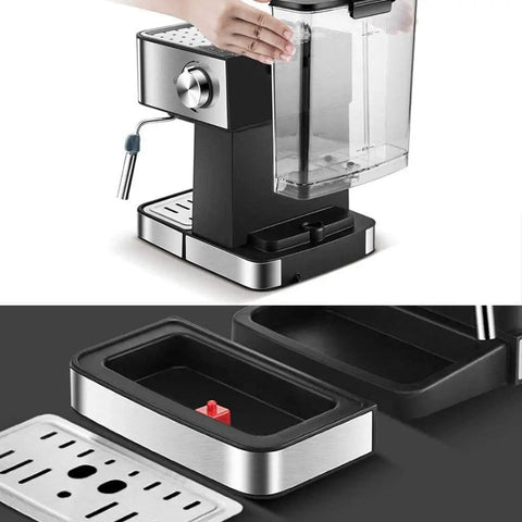 4 Cup Drip Coffee Maker With Timer And Thermal Carafe Stainless Steel Coffee Brewer Permanent Filter High Pressure Pump