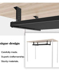 Heavy Duty Beefed Up 16 Inch Ball Bearing Keyboard Drawer Slides Steel Construction shown mounted under desk