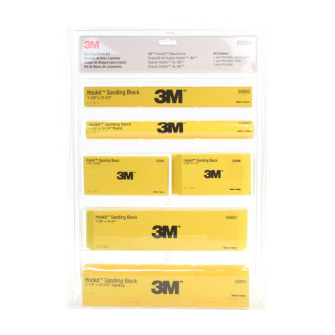 Hand Sanding Block For Consistent Results With Ergonomic Grip And Flexible Sizes For Curves in 3M packaging