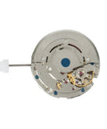 Automatic GMT Watch Movement With Four Hands And 24 Hour Dial Date Disc Replacement in silver for 2813 and 3804 movements