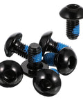 Black screws for 140mm Stainless Steel Disc Brake Rotor With 6 Bolts For Bikes And Electric Scooters