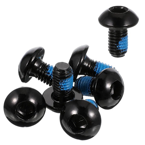 Black screws for 140mm Stainless Steel Disc Brake Rotor With 6 Bolts For Bikes And Electric Scooters