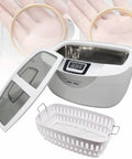 Pro Grade Digital Ultrasonic Cleaner With Heater 2.5L Large Capacity And 5 Timer Settings For Jewelry Glassware And Instruments, 70W Transducer