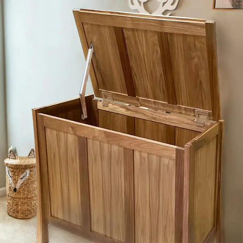 Beefy 200N Gas Strut Hinges For Heavy Lids Smooth Slow Close And Soft Close Quiet Controlled Operation on wooden chest