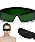Red Light Therapy Glasses 200Nm To 2000Nm With OD 4 Plus UV Shield Pro Grade Lightweight Frame Scratch Resistant Polycarbonate Lenses