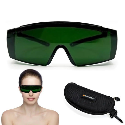 Red Light Therapy Glasses 200Nm To 2000Nm With OD 4 Plus UV Shield Pro Grade Lightweight Frame Scratch Resistant Polycarbonate Lenses