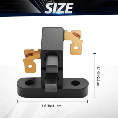 Honda Universal Generator Carbon Brush Assembly Replacement Five Pack With Two And One Quarter Inch Holes Size Details