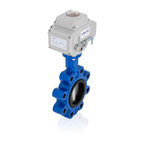 Rock Solid Heavy Duty 4 Inch Dn100 Lug Butterfly Valve With 110V Ac Electric Actuator and Aisi304 Stainless Steel Disc Epdm Seat for Steady Water and Air Flow In Industrial Pipelines.