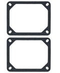 Rocker Valve Cover Gasket Replacement 690971 For Briggs Stratton Engines Fits Models 19H132 19H232 19L132 19L237 201312 201317 201412 202312 49E777 49E877 Works With Toro Cub Cadet MTD Troy Bilt Husqvarna Lawn Equipment, two black gaskets