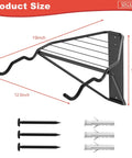 Wall Mounted Double Bike Rack Foldable For Two Bikes Space Saving Indoor Garage Storage Solution With Low Lift Access And Easy Cleaning For Home Garage Use Easy Install Holds Two Bikes Securely Horizontal Mount