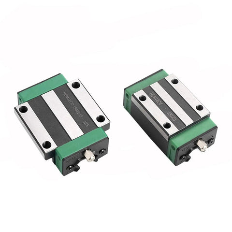 Industrial Grade Linear Guide Kit For CNC Machines And 3D Printers With Slider, Smooth Orbital Motion System, Stainless Steel Rails For Precise Cutting And Engraving, Workhorse Build, Low Backlash, Long Stroke, Easy Assembly, two linear guide blocks