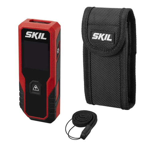 65 Feet Laser Distance Measurer With Wheel Measuring Mode For Uneven Surfaces Compact Handheld Tool with case and strap