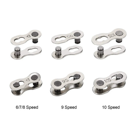 All In One Bike Chain Repair Kit With Master Link Pliers Chain Wear Gauge And Six Pairs Missing Links for 6 7 8 9 10 Speed Chains