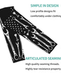 American Flag Stretch Arm Sleeves With Soft Fit Material For Ace Sun Protection UV Blocking Stay Cool And Look Fly Perfect For Road Workouts And Weekend Rides with wrench design.