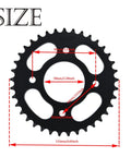 Rear Sprocket 37 Teeth For 420 Chain With 58mm Bore Fits 50cc To 160cc Pit Dirt Bike ATV Quad Premium Durable Steel Construction