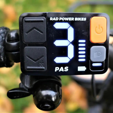 Clear 48V Ebike LCD Display Panel With Waterproof 5-Pin Connector For Speed Control And Battery Readouts, Rugged Bike Meter Screen That Fits Most Rad Power Ebikes And Custom Builds, Easy Install No-Fuss Readouts Every Time