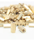 Brass PCB Spacer Kit M2 M3 M4 M5 M6 Hex Standoff Set With Male And Female Threads Screw Nut Kit For Pillar Mounts Grounding Ready 190Pcs M4 Version Great For Electronics Projects And DIYers, brass hex standoffs