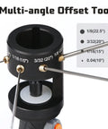 8V Tungsten Electrode Sharpener Cordless Tungsten Grinder For TIG Welding with multi-angle offset tool showing angles