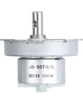 Hard Working 12 Volt Dc Gear Motor With Serious Torque And Low Power Draw Js 50T Micromotor for DIY projects.