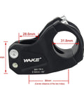 Dope Aluminum Bicycle Stem Thirty One Point Eight Millimeter Clamp Fifty Millimeter Length Thirty Degree Handlebar Riser