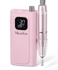 Clip On Rechargeable Nail Drill For Beginners On The Go, 30K RPM E File With LCD, perfect for nail shaping and gel removal