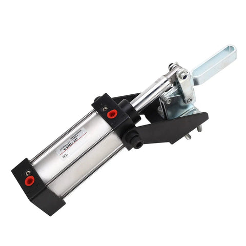 Straight Up Heavy Duty Pneumatic Toggle Clamp Featuring Slick Quick Release Design For Rock Solid Load Bearing Performance In Industrial Welding And Precision Mold Making Workspaces